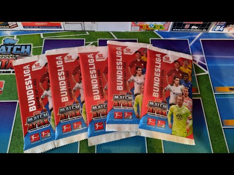 5 Booster Topps Match Attax Bundeliga 21/22 (Club 100 !)