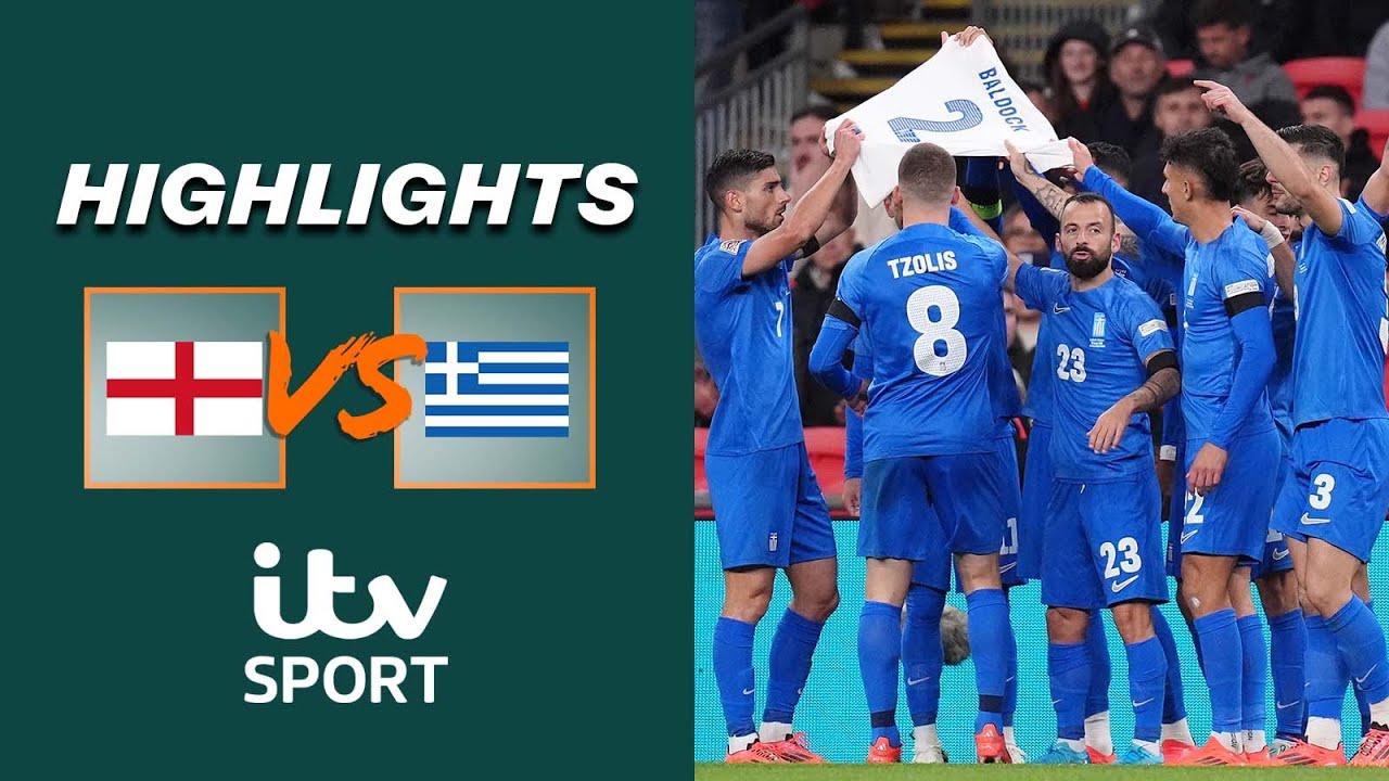 HIGHLIGHTS | Tributes to George Baldock as Greece beat England at Wembley | UEFA Nations League