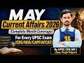 Complete May Month Current Affairs 2026 For Every UPSC Exam AFCAT CDS SSC By CDS AIR 1
