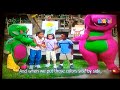 Barney The Rainbow Song A Wonderful World Of Colors And Shapes