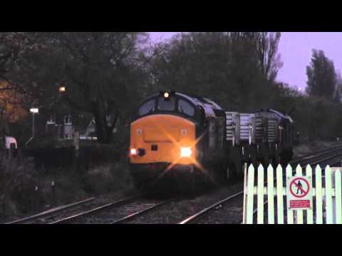 37218/37194 6C52 Heysham - Sellafield flasks 6th November 2012