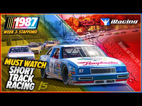 1987 K5 Championship - R3 - Stafford - iRacing NASCAR Gameplay
