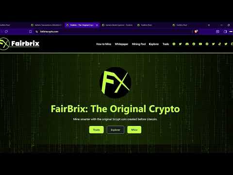Fairbrix Official Mining Pool Walkthrough Setup Stats Navigation Guide