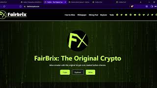 ⚒️ Fairbrix Official Mining Pool Walkthrough | Setup + Stats + Navigation Guide