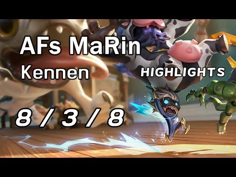 AFs MaRin Kennen vs Tahm Kench Highlights | 5man Ult