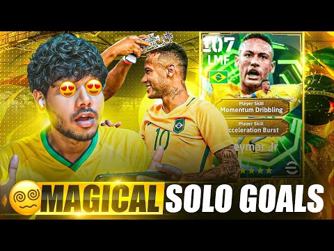 BLACK ANIMATION 🔥 + NEW NEYMAR INSANE SOLO MAGICAL DRIBBLING GOALS 🤯 👑 #efootball