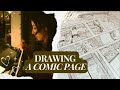 Drawing A Page From My Medieval Comic Studio Art Vlog