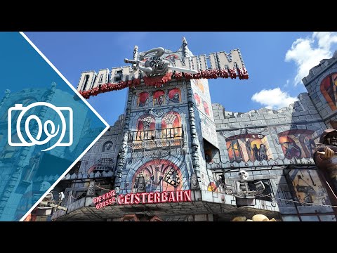 Daemonium (Geisterbahn / Ghost Train, Blume) @ Annakirmes Düren 2024 - 4K Onride / POV Video