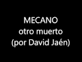 MECANO - Otro muerto (instrum por David Jaen ...