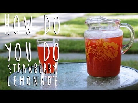 How to Make Fresh Strawberry Lemonade