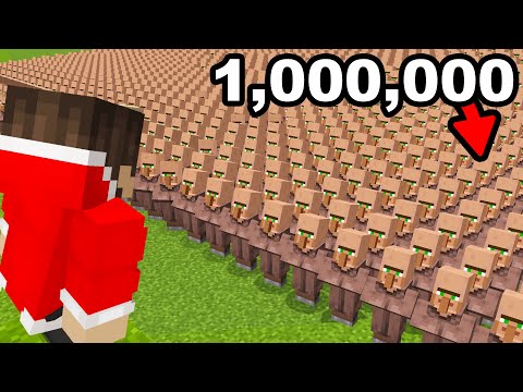 Using 1,000,000 Villagers To Take Over This Minecraft SMP...
