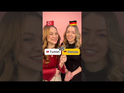 Turkish vs German 🇹🇷🤍🇩🇪 #turkish #german #learnturkish