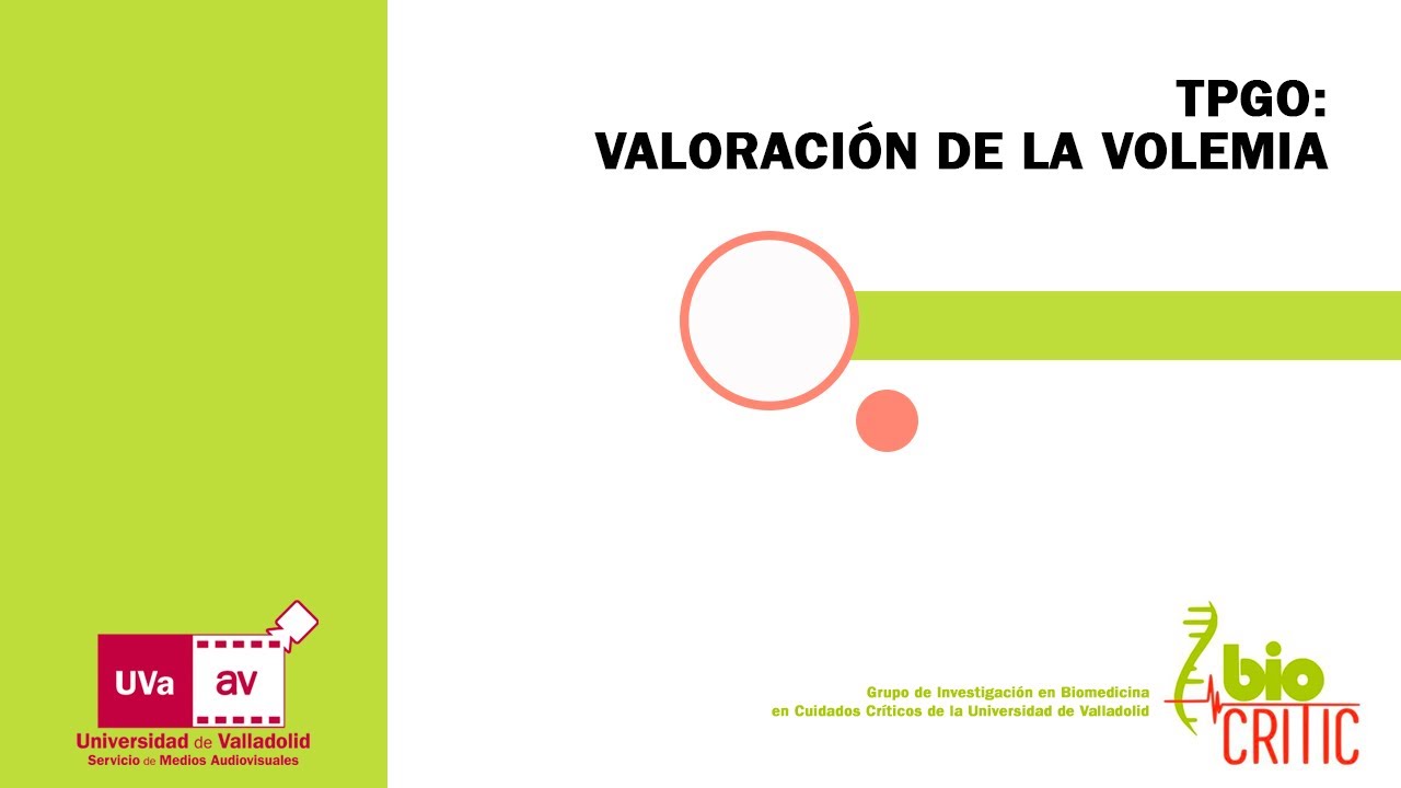 VALORACIÓN DE LA VOLEMIA