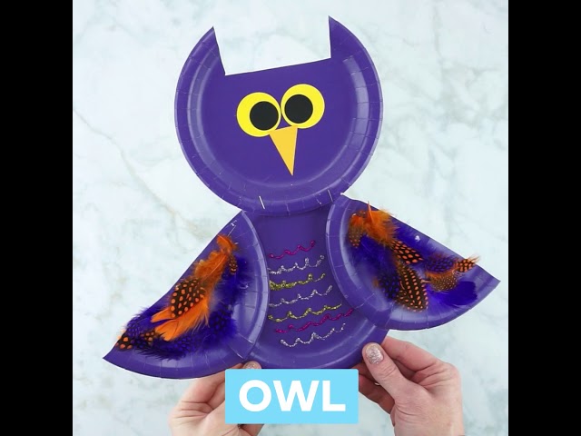 Fall Paper Plate Animal Craft