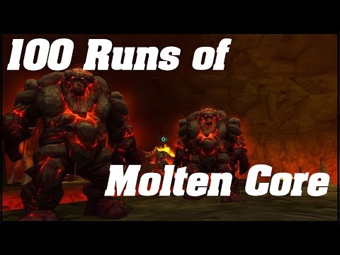 I Farmed MOLTEN CORE a 100 TIMES! This is What i Got