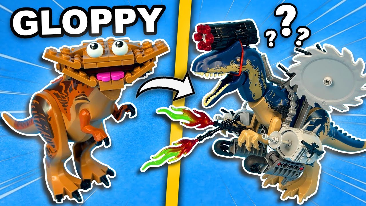 I made MORE CURSED Lego Dinosaurs...