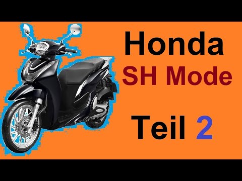 Honda SH Mode 125 ccm - Roller Anlieferung -Teil 2 - B196 - A1 - Test Deutsch - Motorroller Scooter
