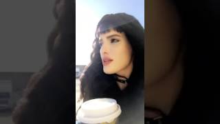 Stunning Bella Thorne on the set of Break Into My Heart 1,000 Times