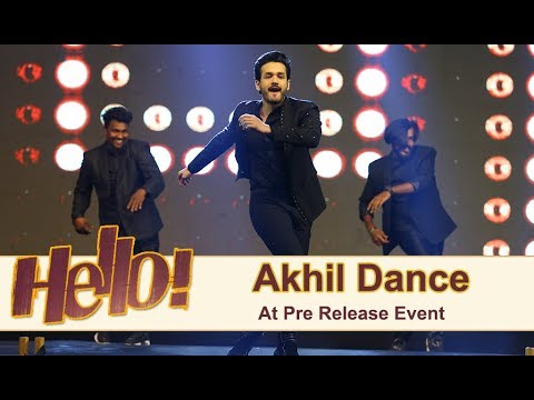 Akhil Dance Performance At Hello Pre Release Event
