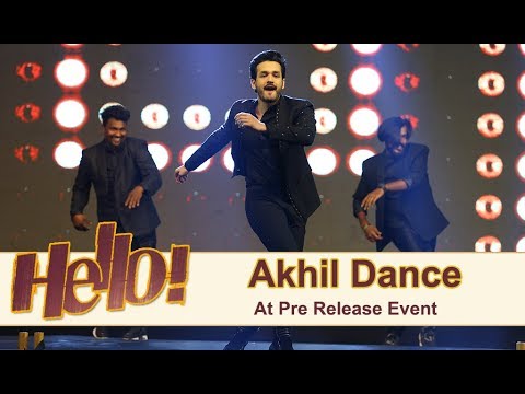 Akhil Dance Performance At Hello Pre Release Event