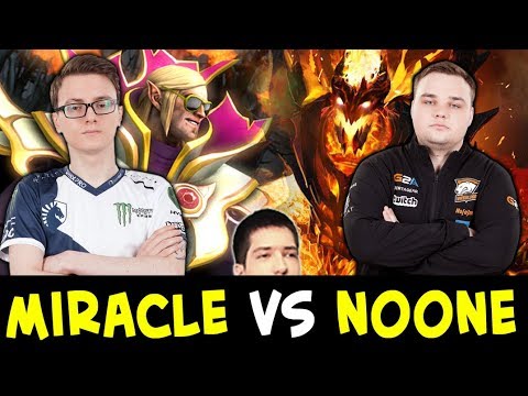 HIGH LEVEL DOTA — Miracle Invoker vs Noone Shadow Fiend mid