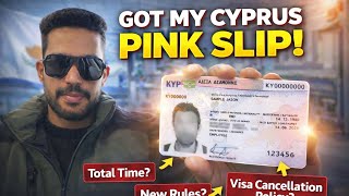 Got My Pink Slip in Cyprus 🇨🇾 | Full Process, Time, New Visa Rules & Yellow Slip Difference 2025