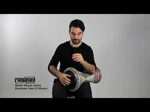 Egyptian Doumbek/Darbuka - Mosaic Series by Caravan Beats demo by Marc El Khoury