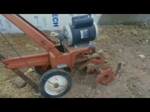 Home made electric rototiller