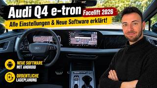 Audi Q4 e-tron 2026 Facelift - Infotainment-Test – Das kann die neue A