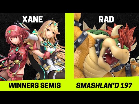 SmashLAN'd 197 Winners Semis - xane (Pyra/Mythra, Meta Knight) vs Rad (Bowser) - SSBU Tournament