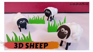 DIY SHEEP | How to make 3D sheep