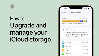 How to upgrade and manage your iCloud storage on iPhone or iPad | Apple Support