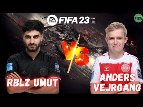 ANDERS VEJRGANG VS RBLZ UMUT - FIFA 23 / FINAL KOENISCH CUP / FUT 23 | PRÓ VS PRÓ