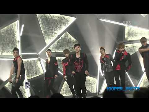 [HD] 120923 100% - Interview + Intro + Bad Boy (Inkigayo Hot Debut Stage)