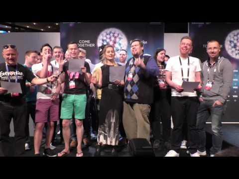 ESCKAZ in Stockholm: Lidia Isac & ESC Press All Stars - Moment of Silence (Ovidiu Anton tribute)