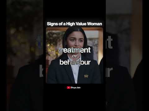 Signs of a High Value Woman