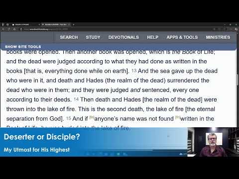 Deserter or Disciple?