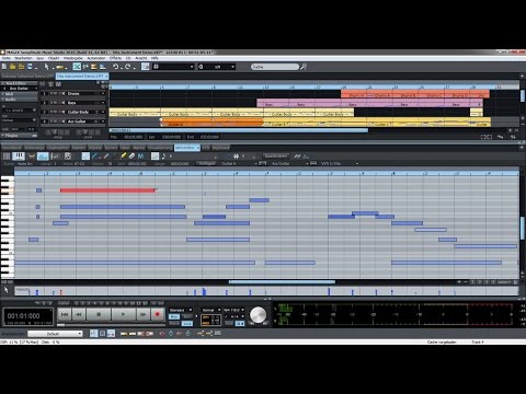 MAGIX Samplitude Music Studio 2016  – MIDI-Kompositionen (DE)