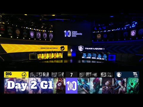 DIG vs TL (Bjergsen, Bwipo & Hans Sama) | Day 2 LCS 2022 Lock In Groups | Dignitas vs Team Liquid