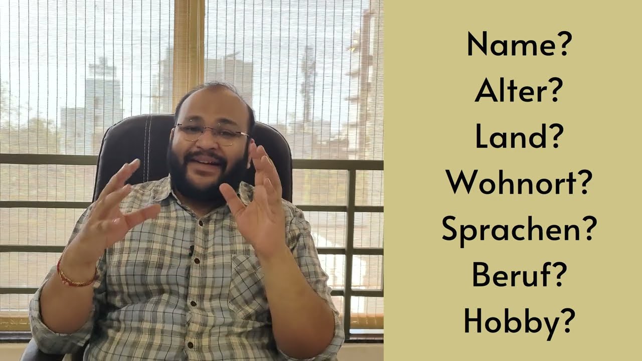 German A1 Goethe/TELC exam - Speaking module