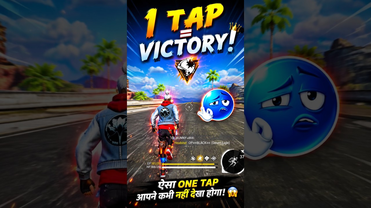 💥1 TAP = VICTORY 😱 | ऐसा ONE TAP आपने कभी नहीं देखा! #shorts #freefire #shorts #explore #tren...