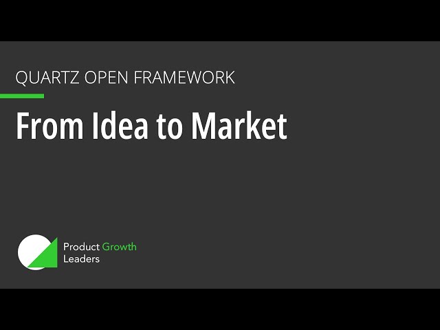 Vídeo relacionado con Turn Ideas Into Products: Managing Products using the Quartz Open Framework