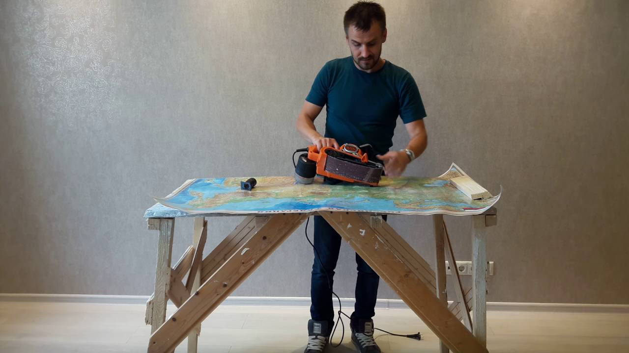 Шлифмашина ленточная Black & Decker KA88  720Вт 250м/мин 75x533мм