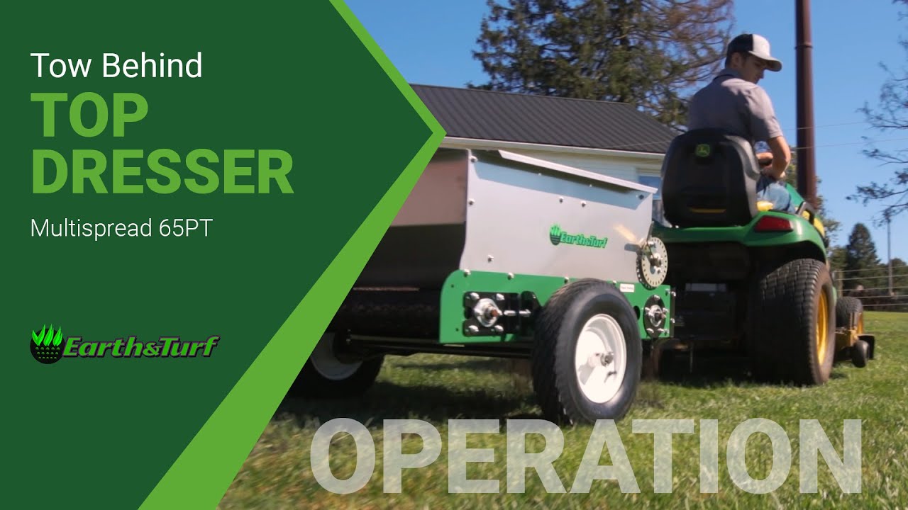 MultiSpread 65PT Spreading Action! Pull Behind Top Dress Spreader
