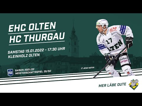15.1.2022 EHC Olten - HC Thurgau 1:3