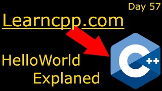 C++ Programming #57 | Hello World Explaned