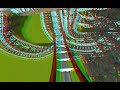 Roller Coaster Tycoon 3 - 3D Stereo anaglyph Test Red Cyan Glasses 