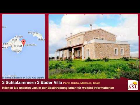 3 Schlafzimmern 3 Bäder Villa zu verkaufen in Porto Cristo, Mallorca, Spain
