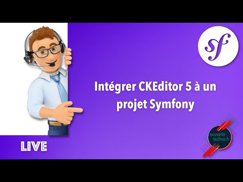 23 Intégrer CKEditor 5 dans un projet Symfony Sans bundle