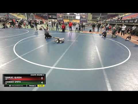 63 Lbs Champ. Round 2 - Zander Smith, IN Vs Samuel Queen, WI 3b85